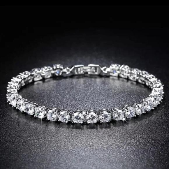 Jewelry - NEW 5MM 925 STERLING SILVER TENNIS BRACELET